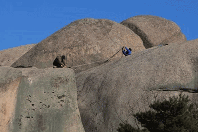 큰 바위가 있는곳