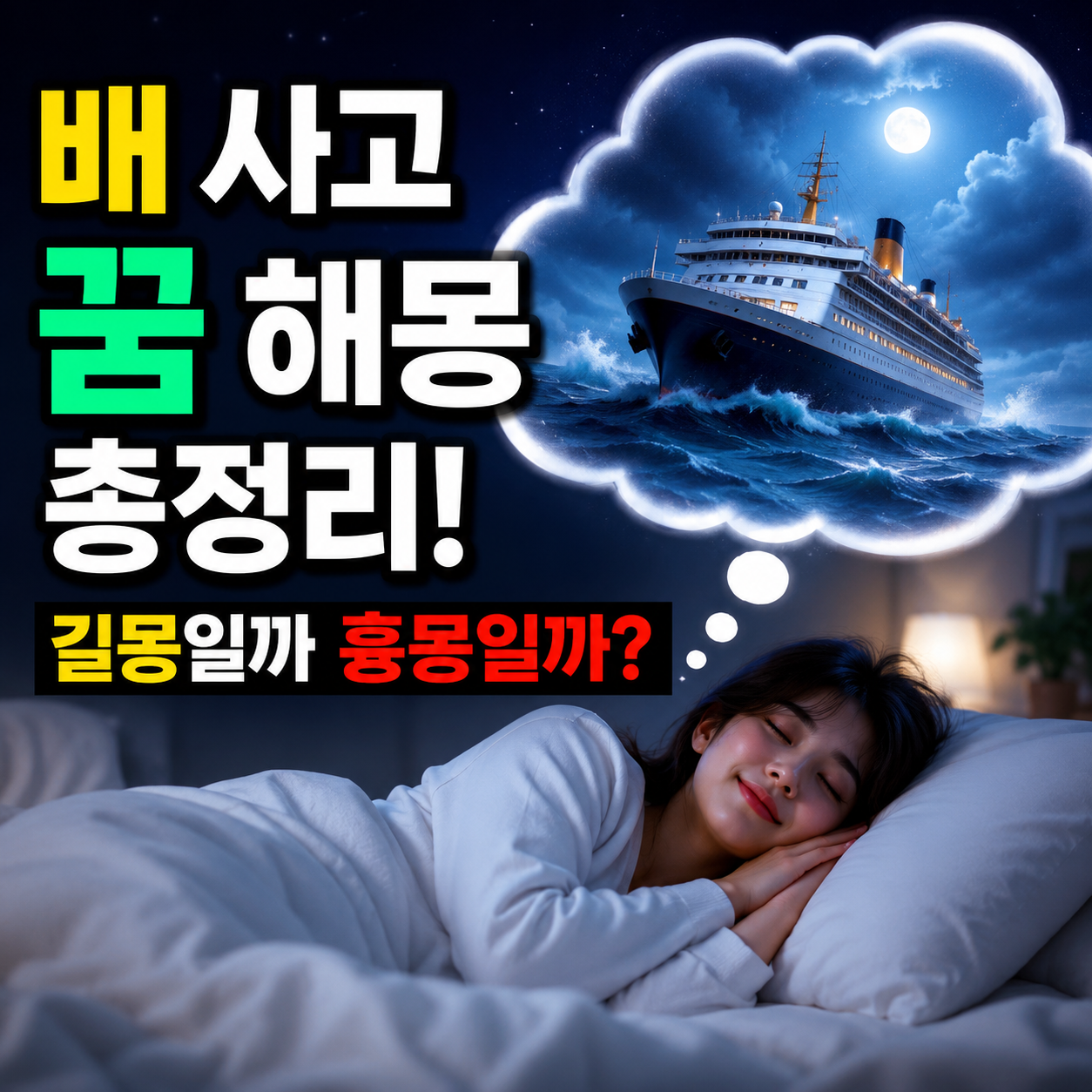 배 사고 꿈