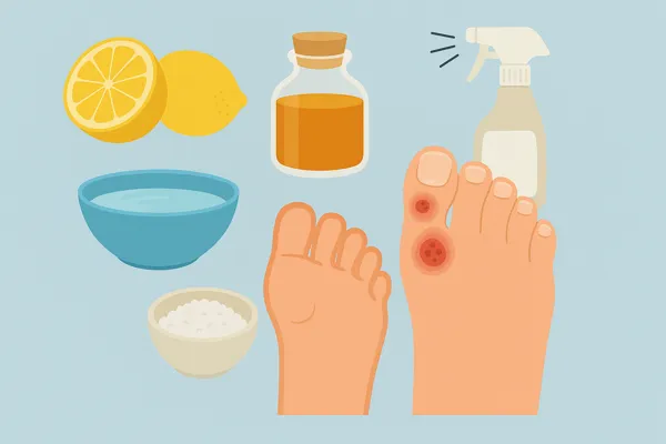 발 무좀 개선하는 전통적 민간요법