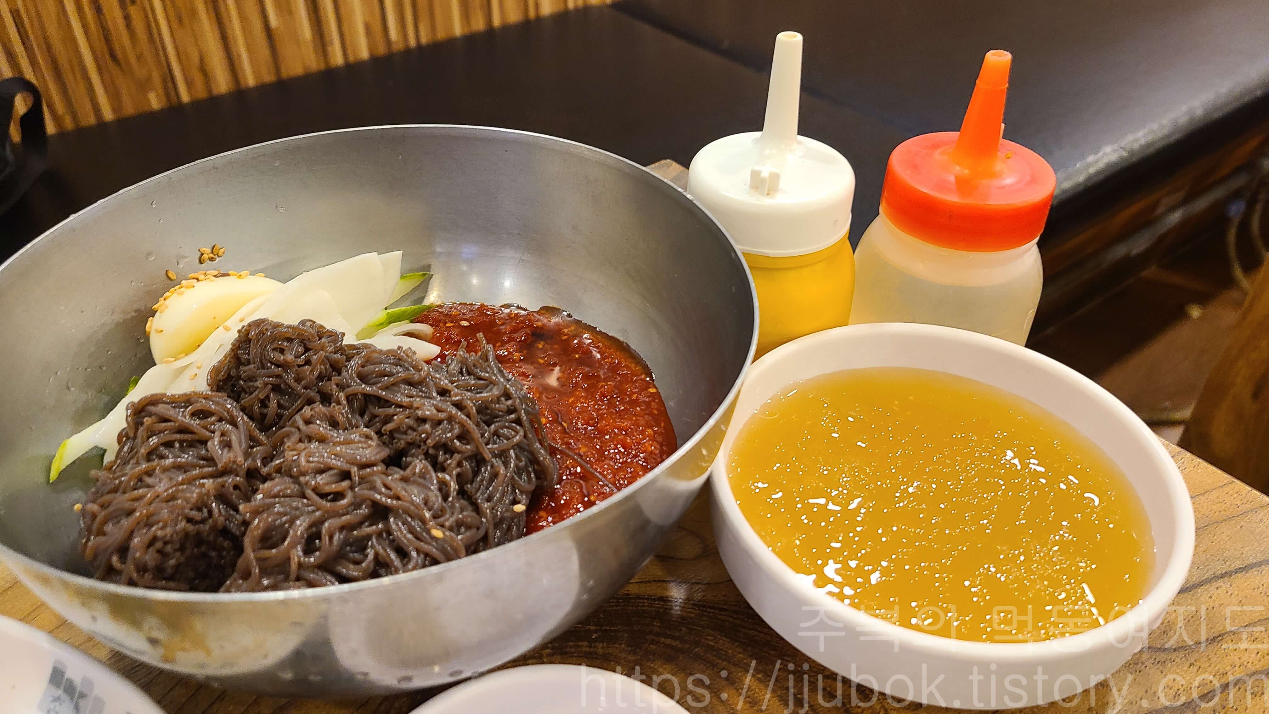 본가-풍년집-정육식당-작전점-비빔냉면