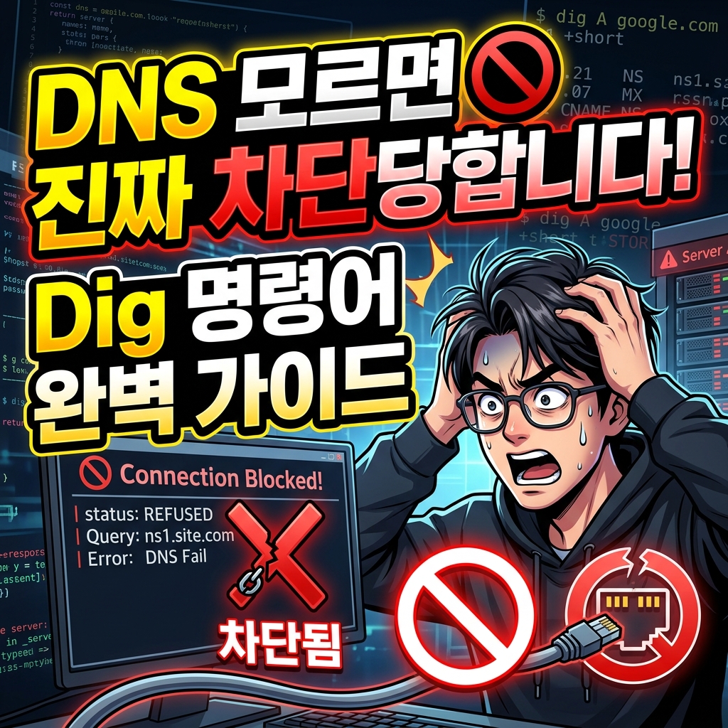 dig 명령어 보는 법 완벽 정리
