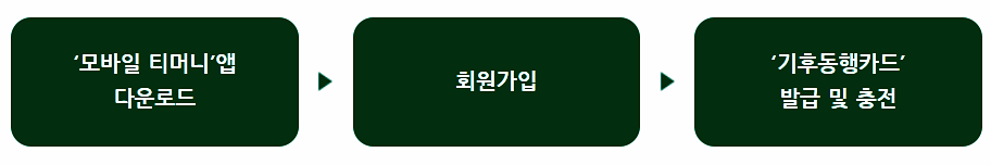 기후동행카드 경기도 서울~김포 무제한 이용 모바일 카드 구매