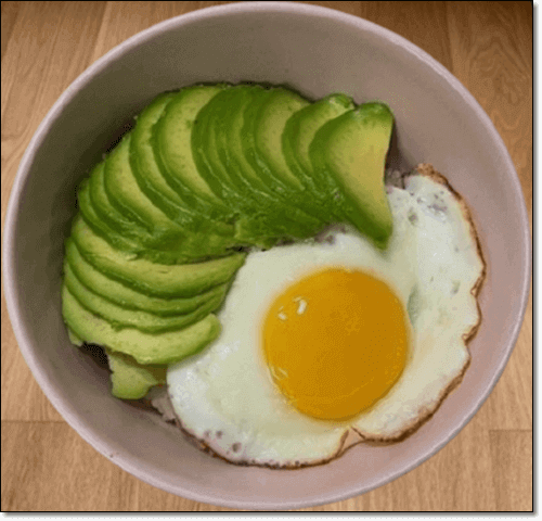 리보플라빈 음식 계란 아보카도