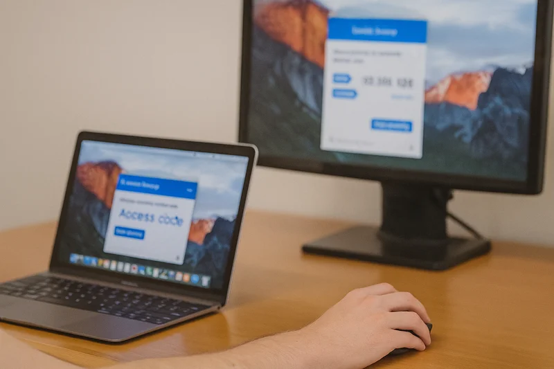 PC 원격 제어 메인 화면