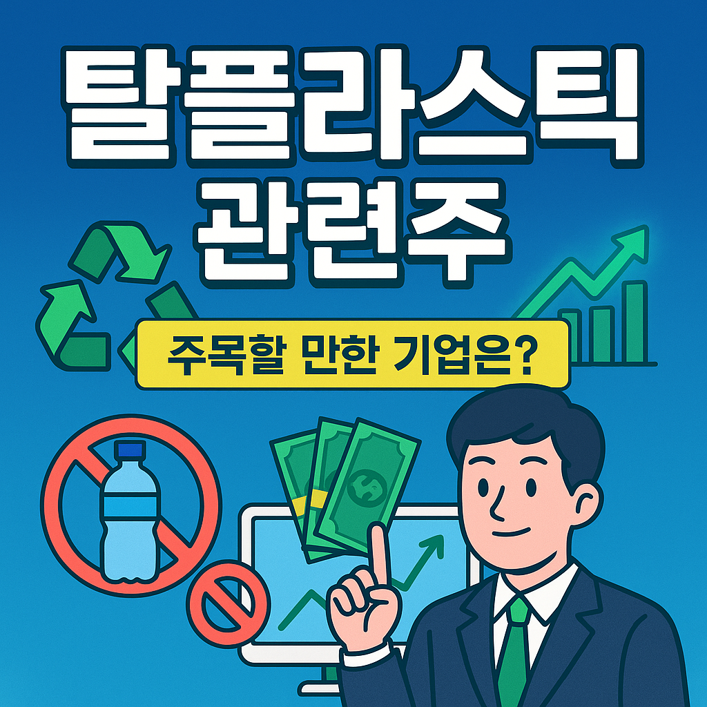 탈플라스틱(친환경/생분해성) 관련주
