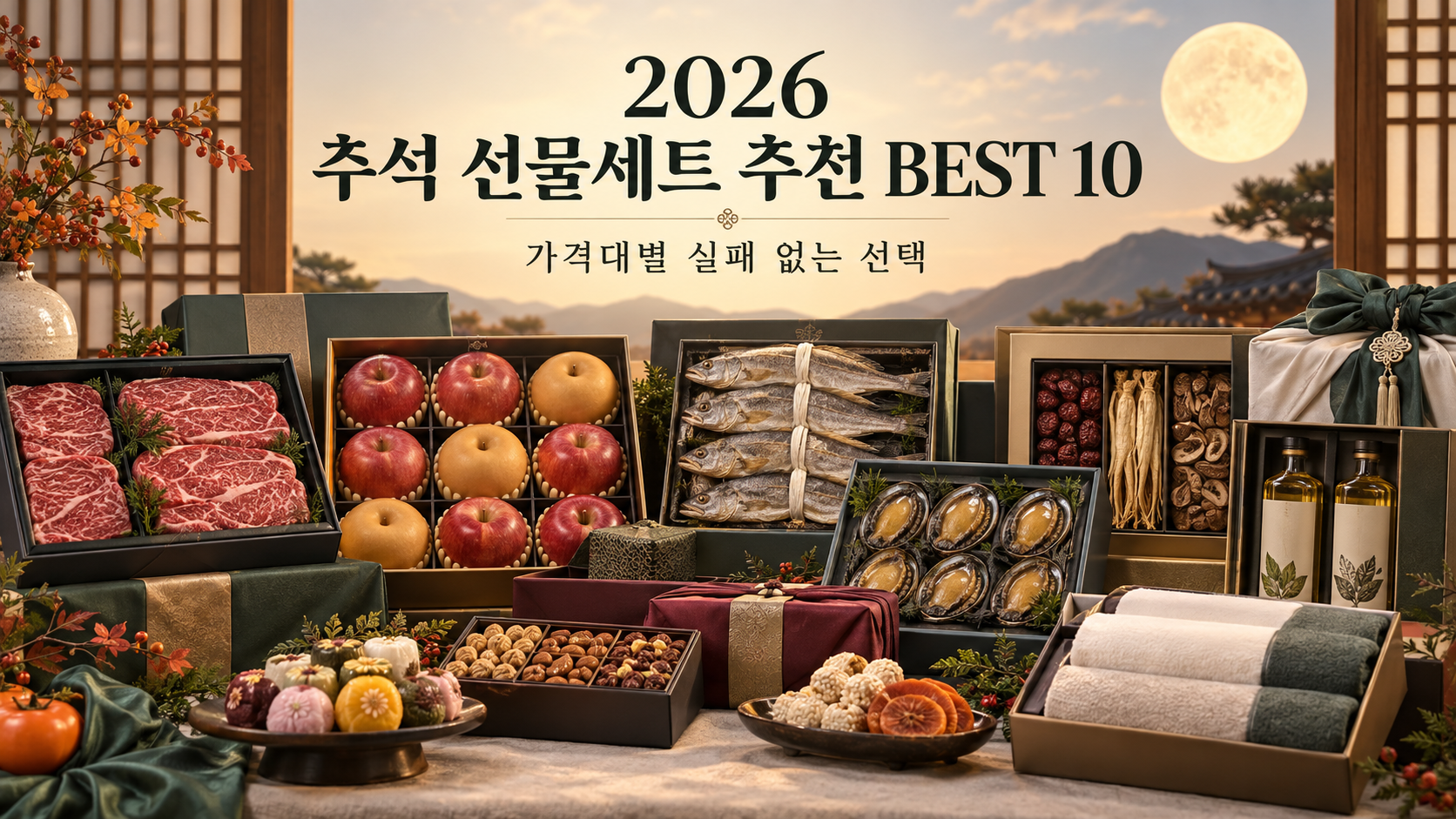 2026 추석 선물세트 추천 BEST 10