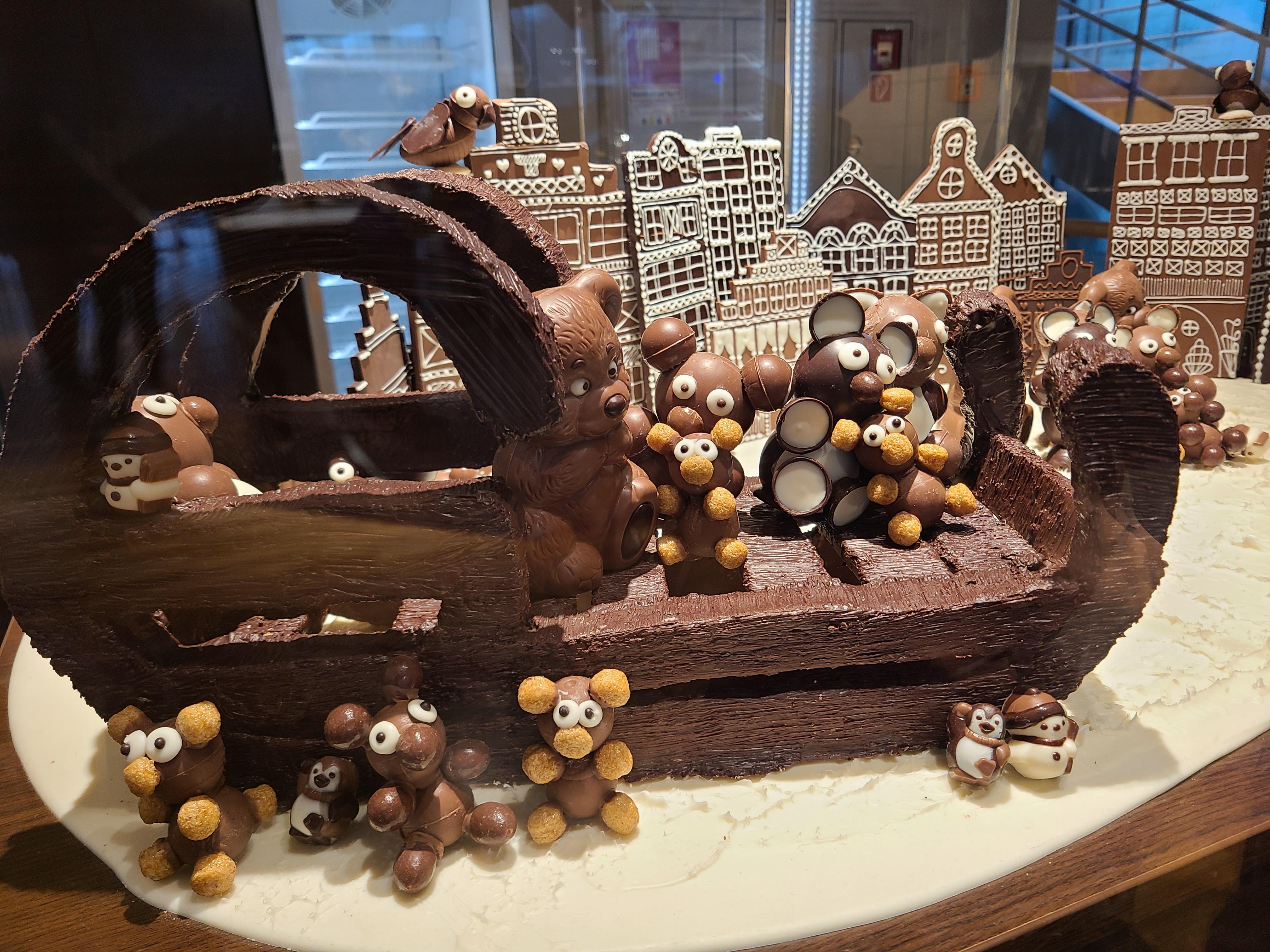 쾰른 임호프 초콜릿박물관 2층 초콜릿 제품들