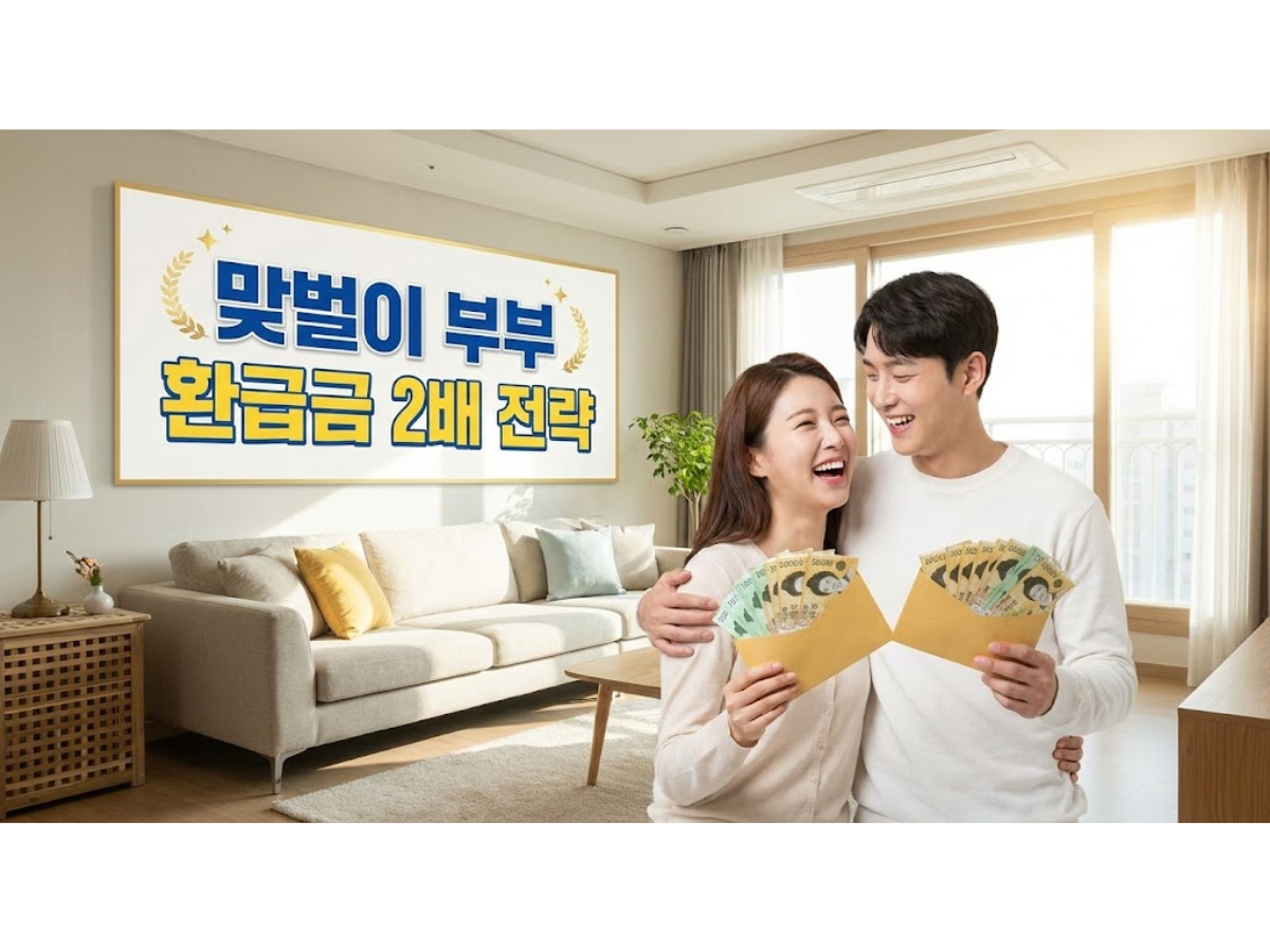 2026년 맞벌이 부부 연말정산 몰아주기 전략, 누구에게 몰아야 환급금 커질까?