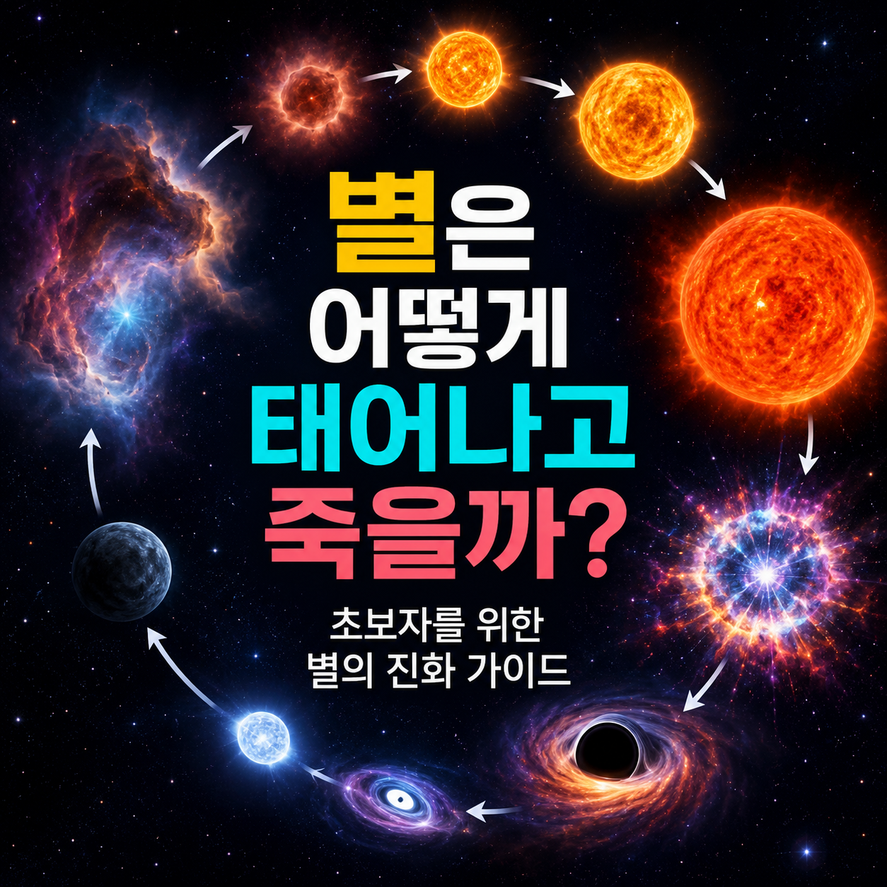 별은 어떻게 태어나고 죽을까