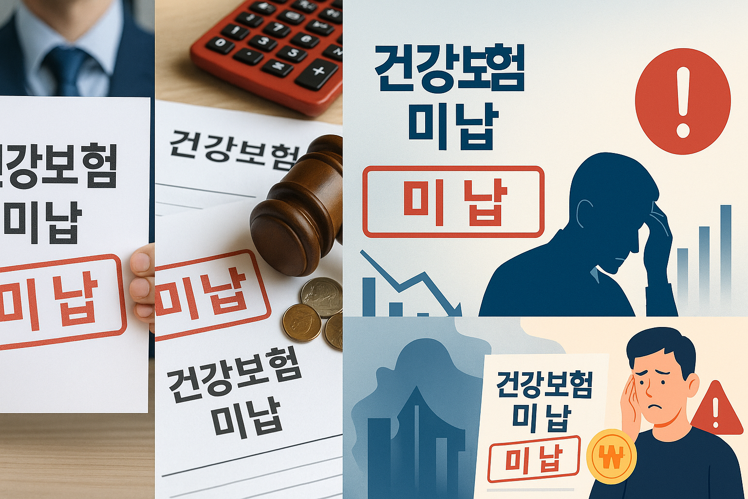 건강보험 미납 불이익