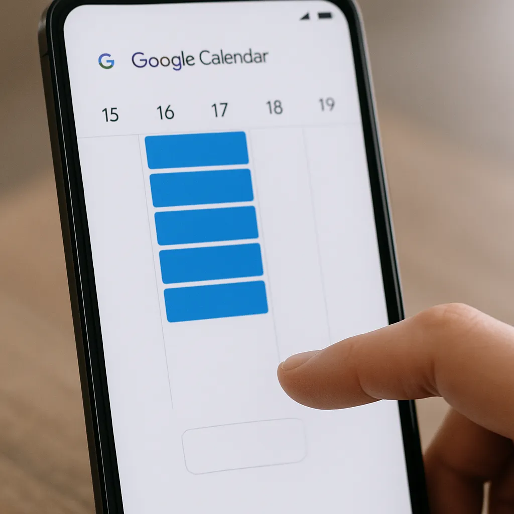 무직자 교통비 루틴 설정을 위한 캘린더 일정 추가 장면