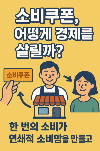 소비쿠폰 어떻게 경제를 살릴까