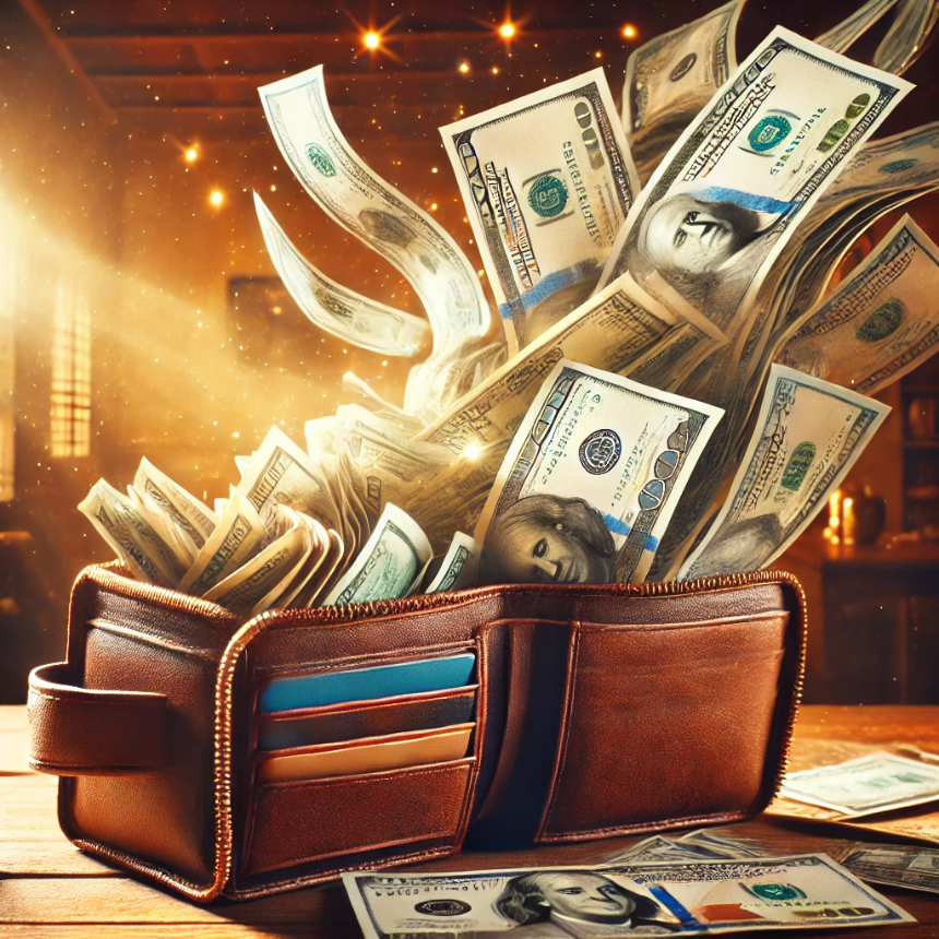 지갑에서 돈이 계속 나오는 꿈