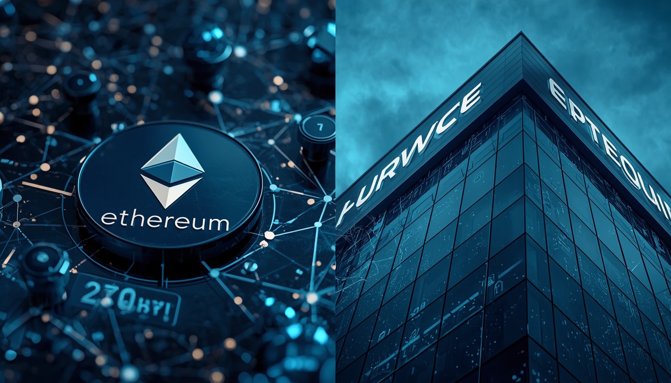 Visual comparison showing over-collateralized Ethereum DeFi versus institution-focused credit lending on XRP Ledger.