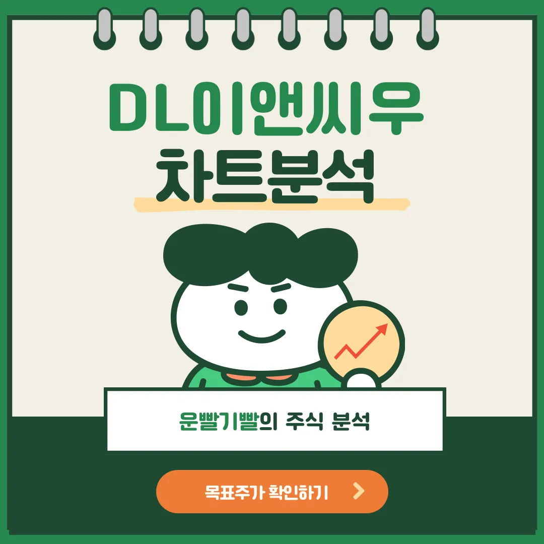 DL이앤씨우 차트분석