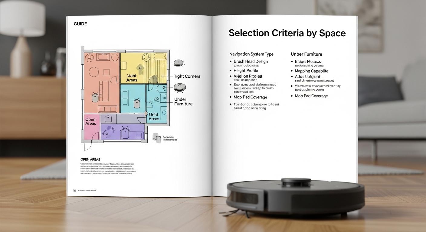 사각지대 물걸레 로봇청소기 공간별 선택 기준 가이드