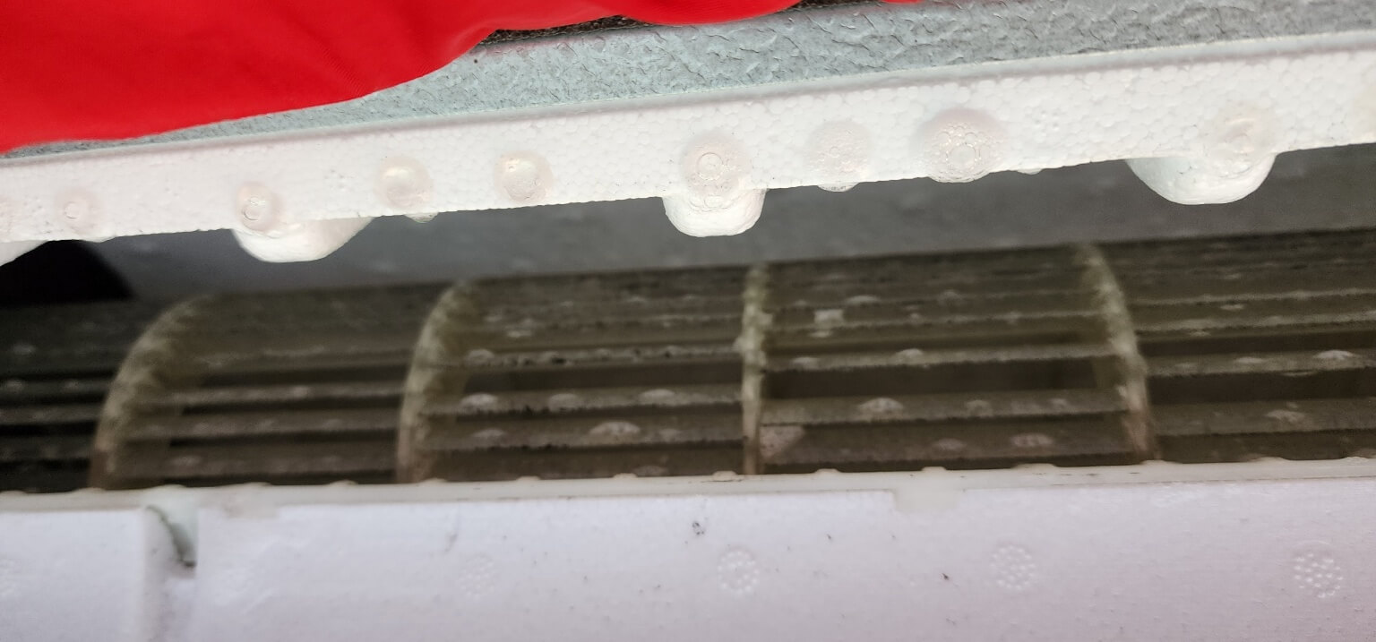 에어컨 팬 세척전