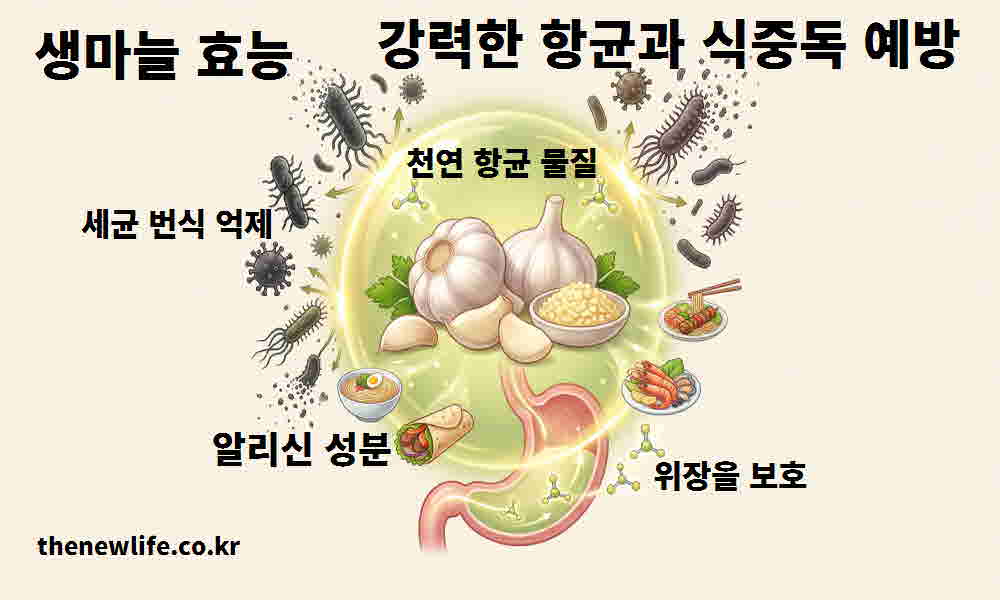 생마늘 효능 강력한 항균 식중독 예방