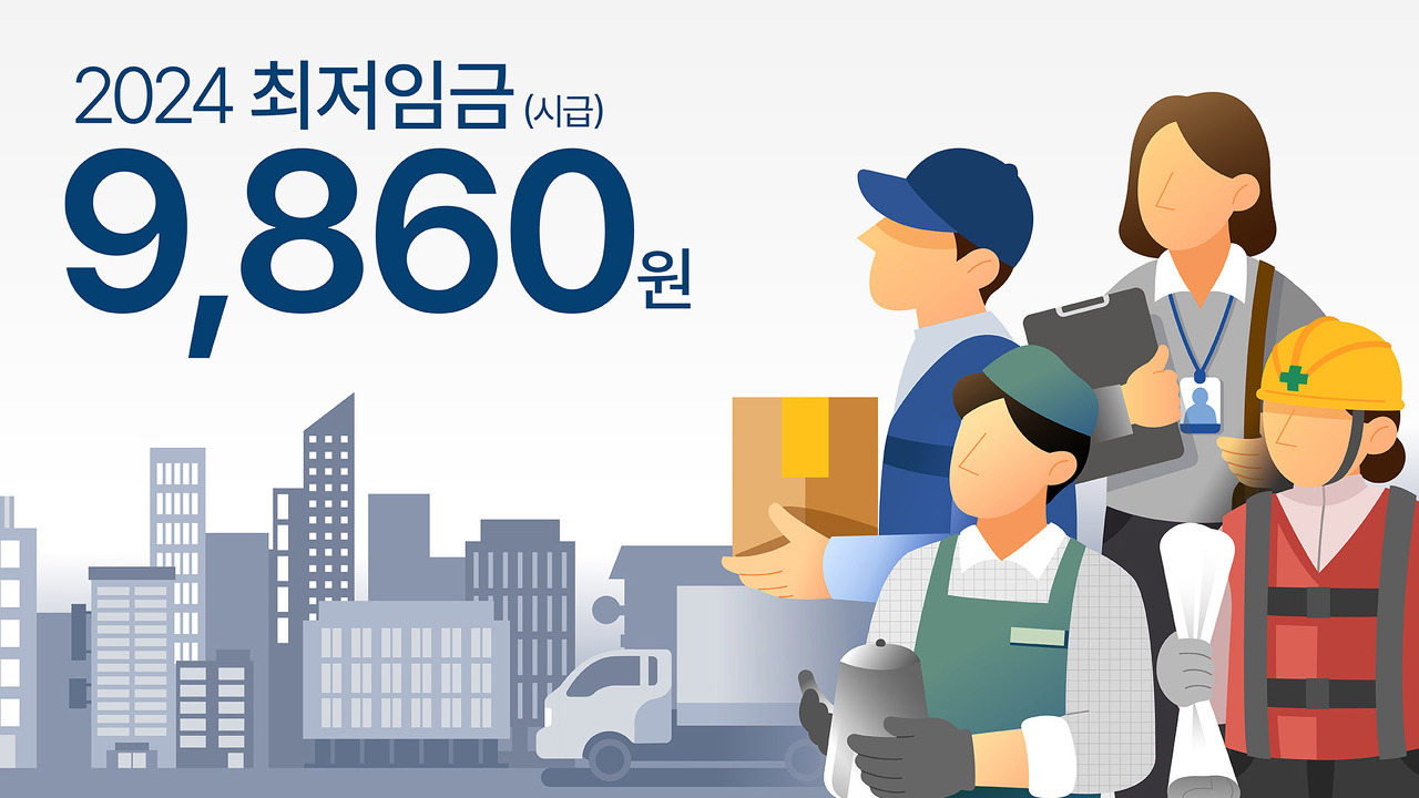 2024년 최저임금 월급 실수령액&#44; 주휴수당 계산