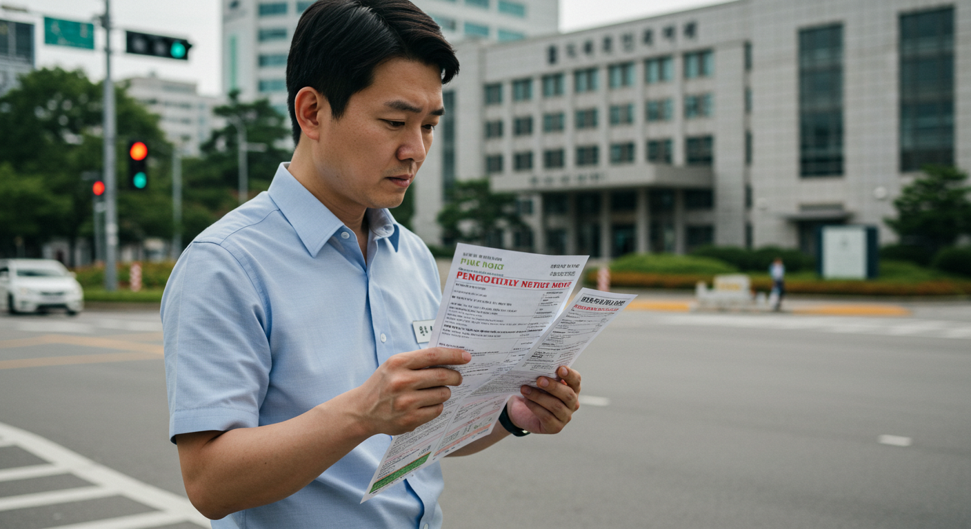 신호위반&amp;#44; 과태료&amp;#44; 범칙금