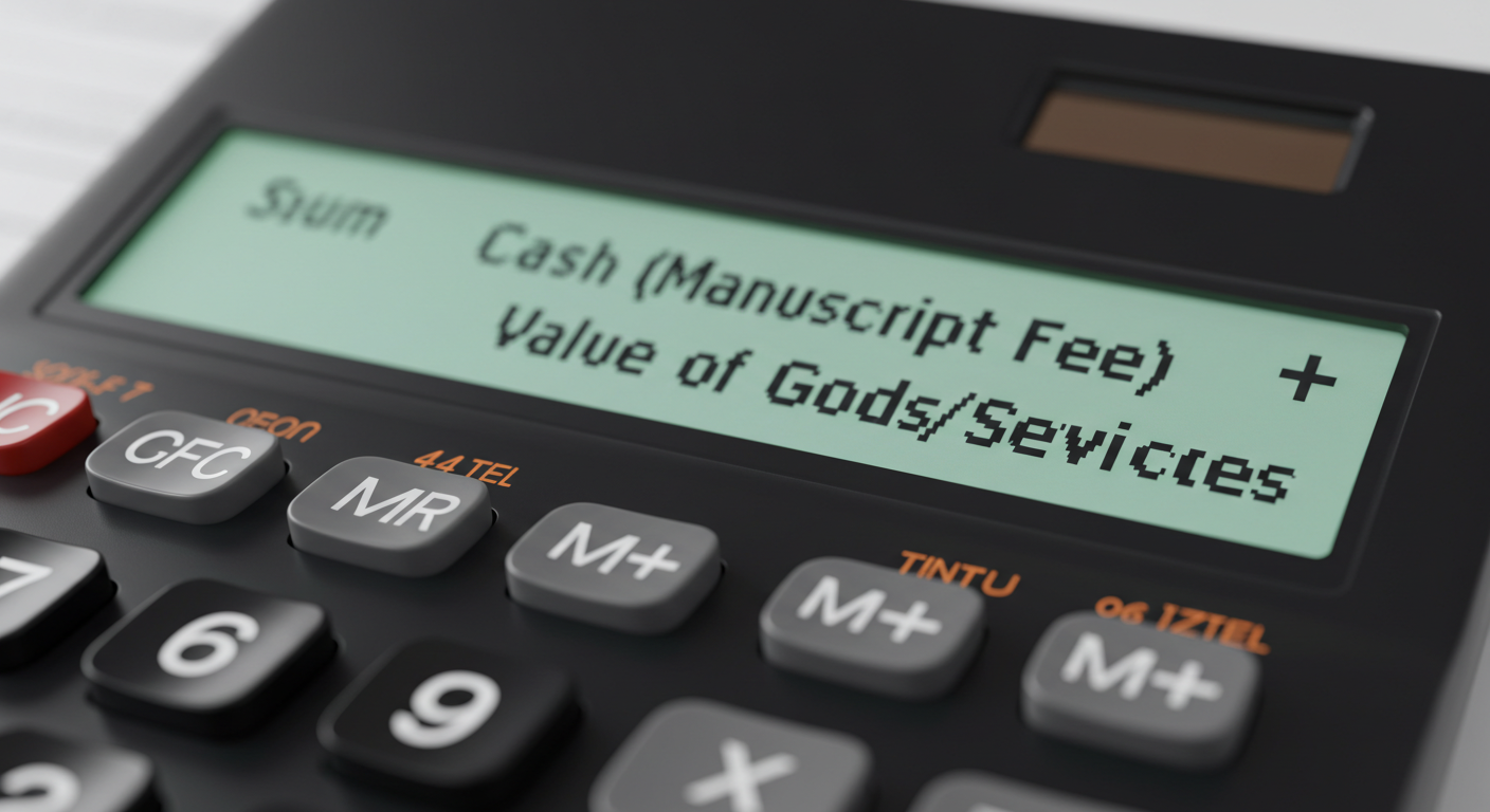 물품가치환산 예시