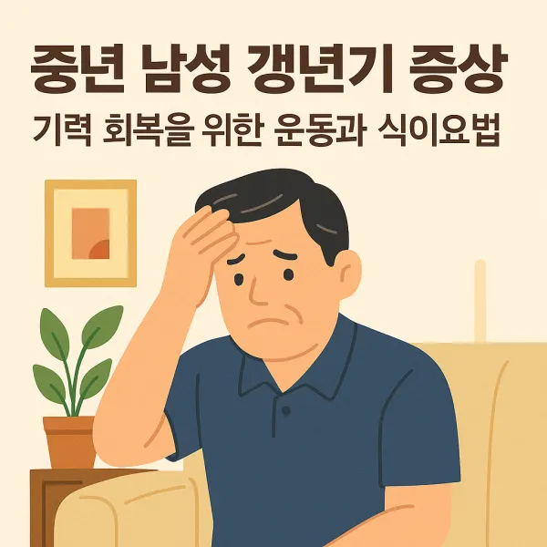 중년 남성 갱년기 증상