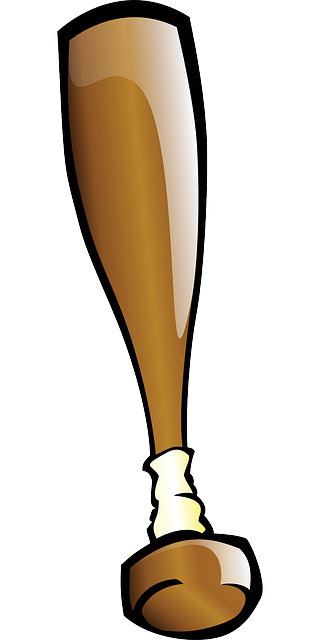 야구 배트에 관한 그림