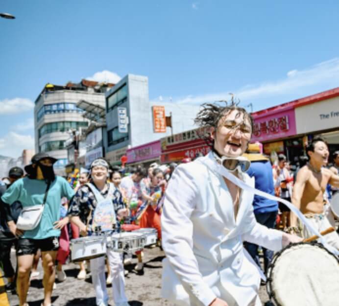 정남진 장흥 물축제