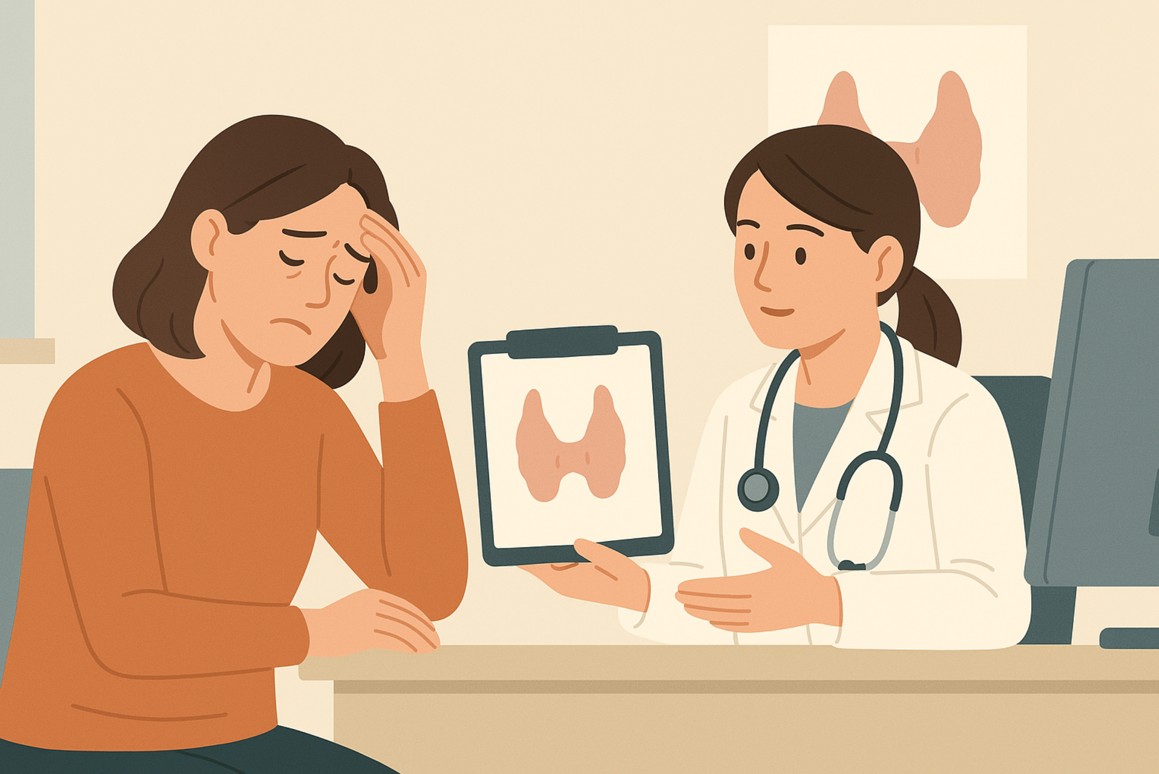 갑상선 기능 저하 의심