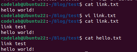 심볼릭 링크를 통한 원본 파일 편집
