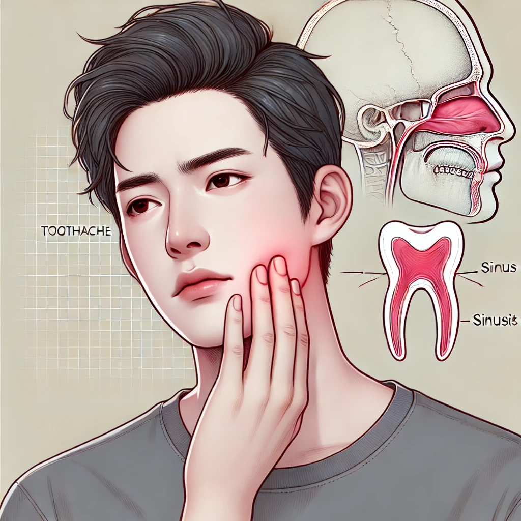 치통을 느끼는 사람 이미지