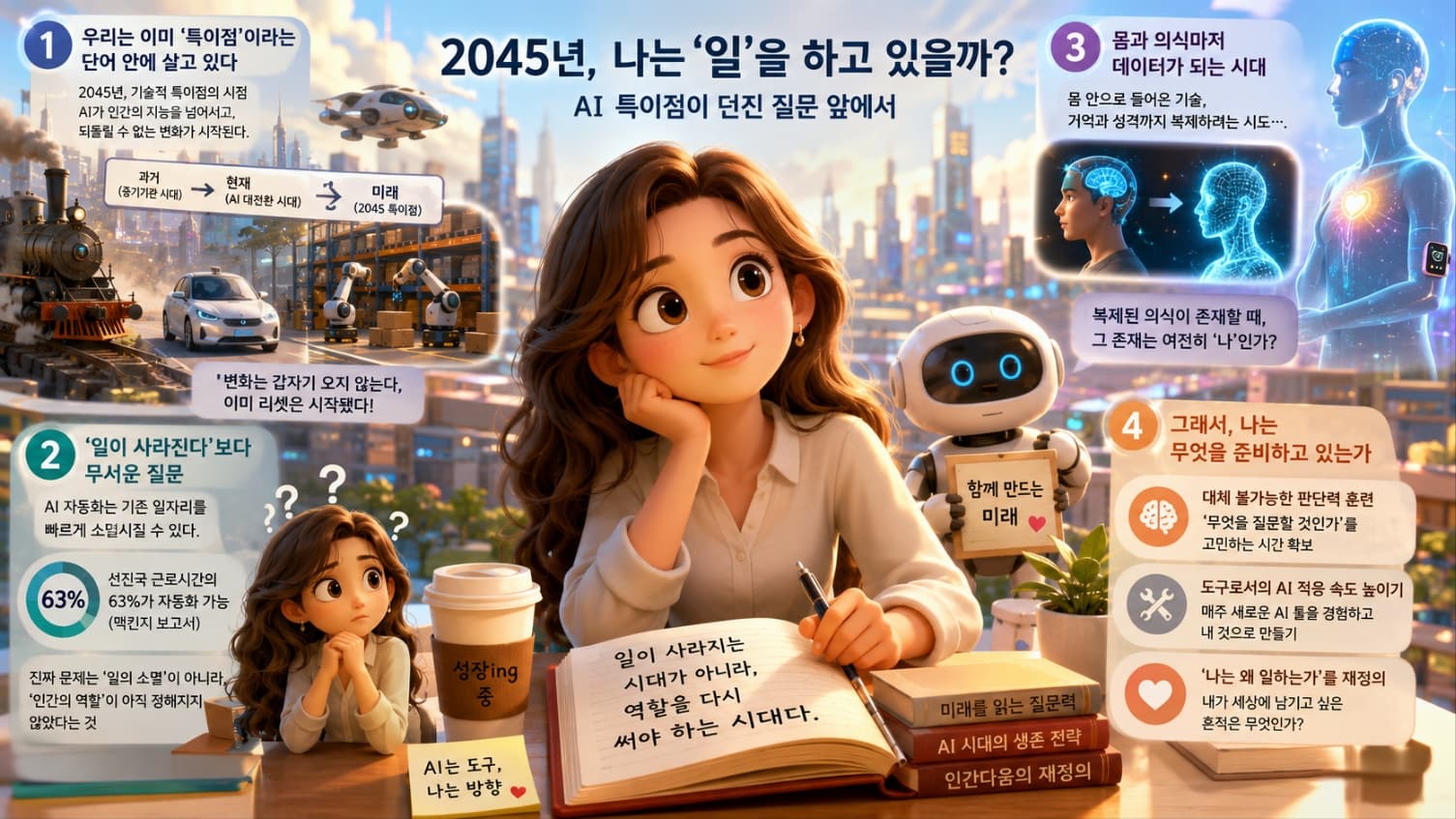 2045년, 나는 '일'을 하고 있을까? - AI 특이점이 던진 질문 앞에서