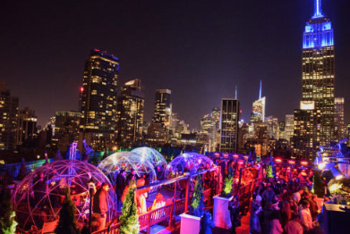 230 Fifth 루프탑에서 엠파이어 스테이트 빌딩 보기