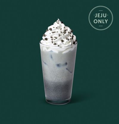 아이스 제주 까망 라떼