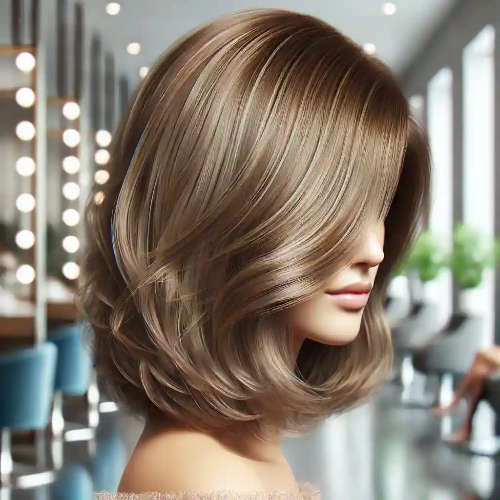 중단발 레이어드컷