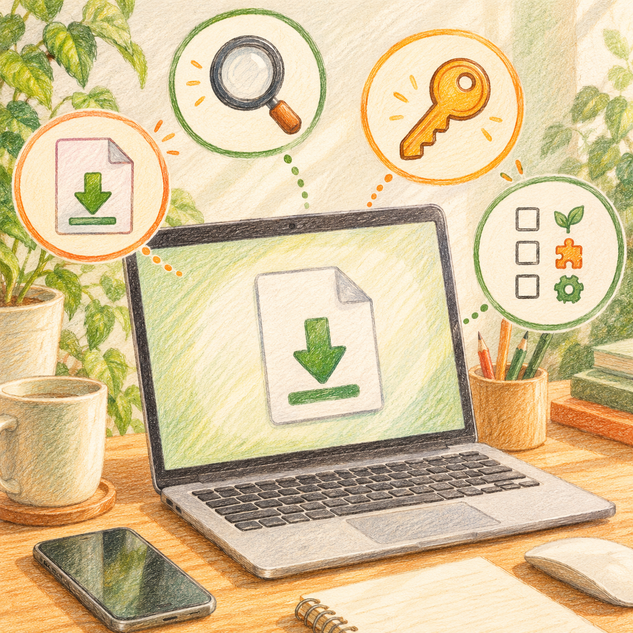 Windows 보안 경고를 점검하고 설치 프로그램의 불필요한 추가 앱 선택을 해제하는 모습