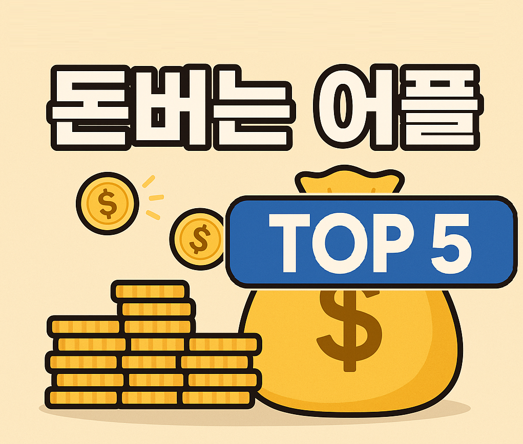 돈버는 어플 top 5