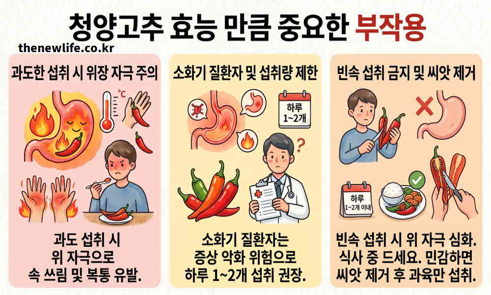 청양고추 효능 부작용