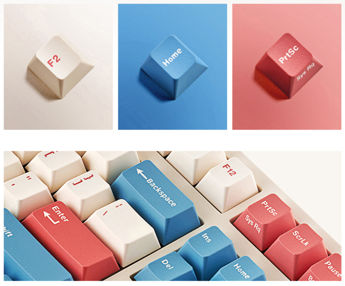 FC900RBT MX2A 코랄 블루 키캡