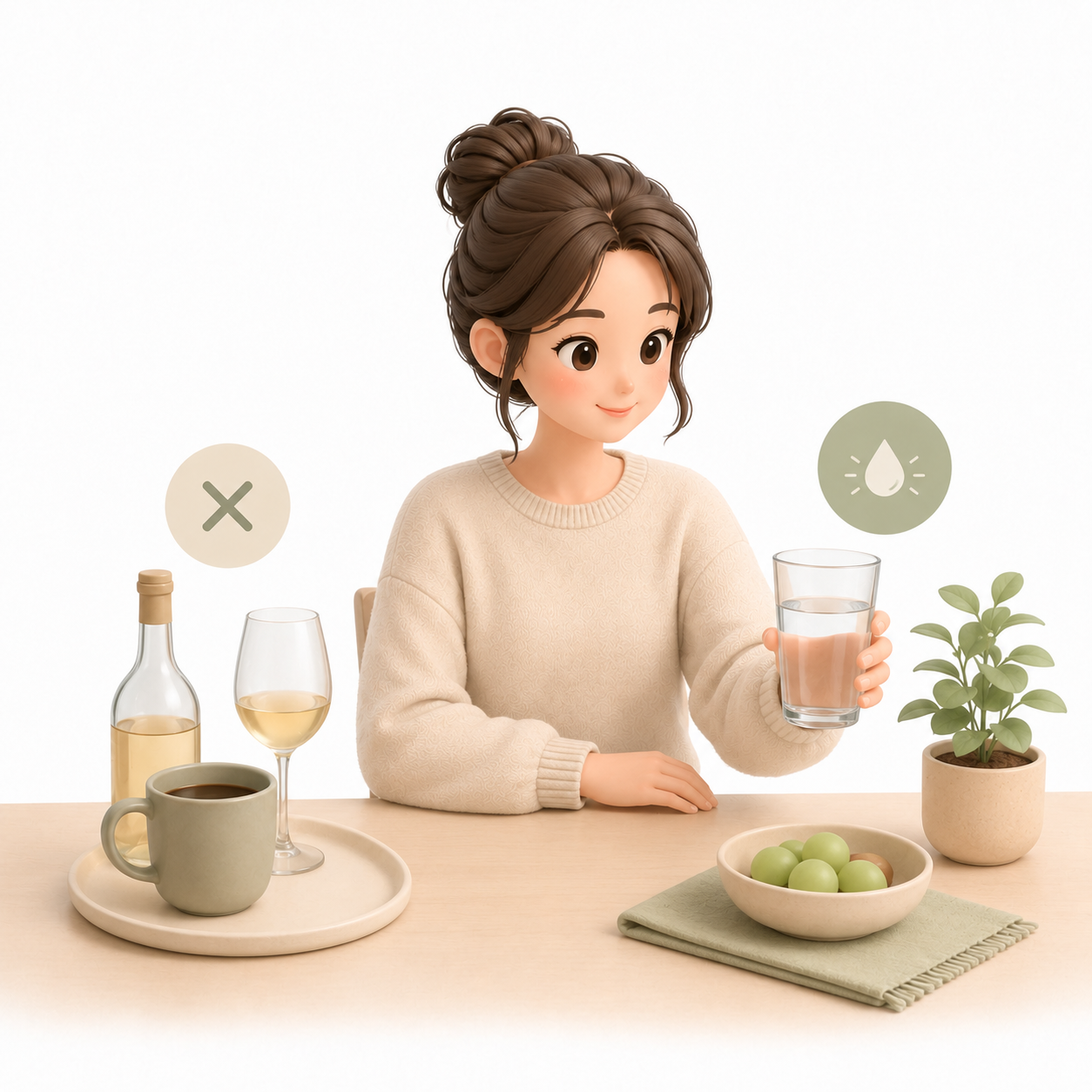 자다가 소변 마려운 경우