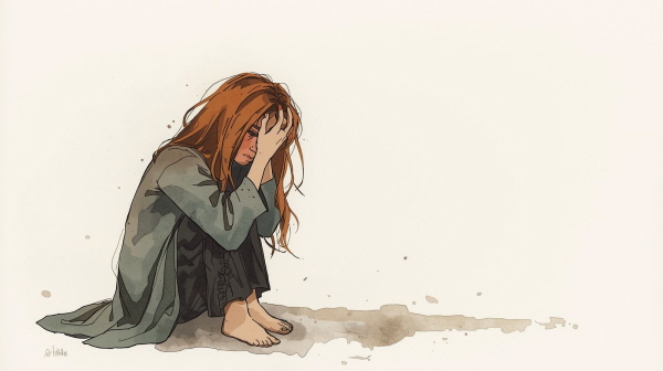 ENFJ는 타인을 돕고 이끌며 관계 속에서 의미를 찾는 유형입니다. 그래서 누군가를 충분히 지원하지 못했다고 느끼거나, 자신의 헌신이 부족했다고 판단할 때 깊은 죄책감을 경험합니다에 관한 그림