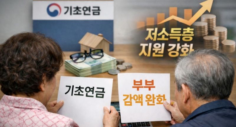 기초연금 감액 (국민연금 연계, 부부 감액, 대응 방법)