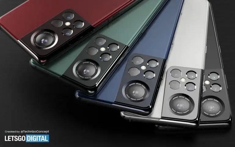 갤럭시 S22 Ultra 렌더링