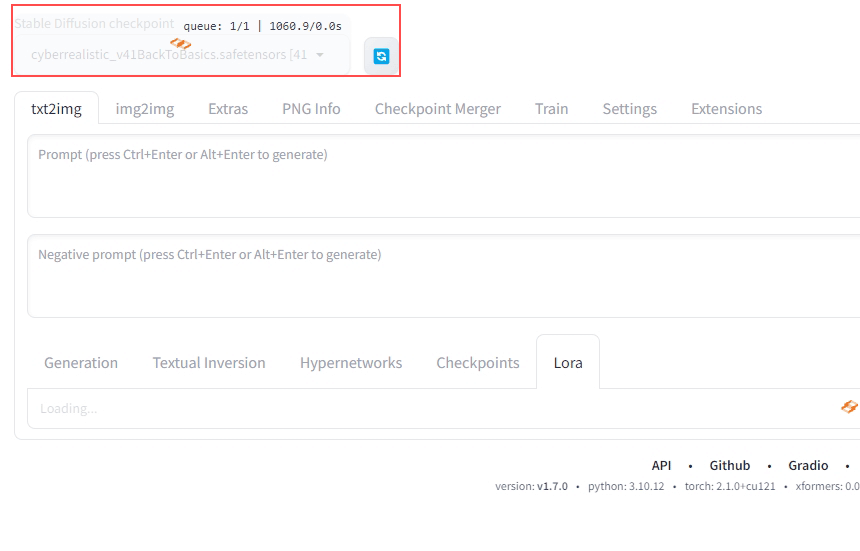 스테이블 디퓨전 오류 해결 이미지