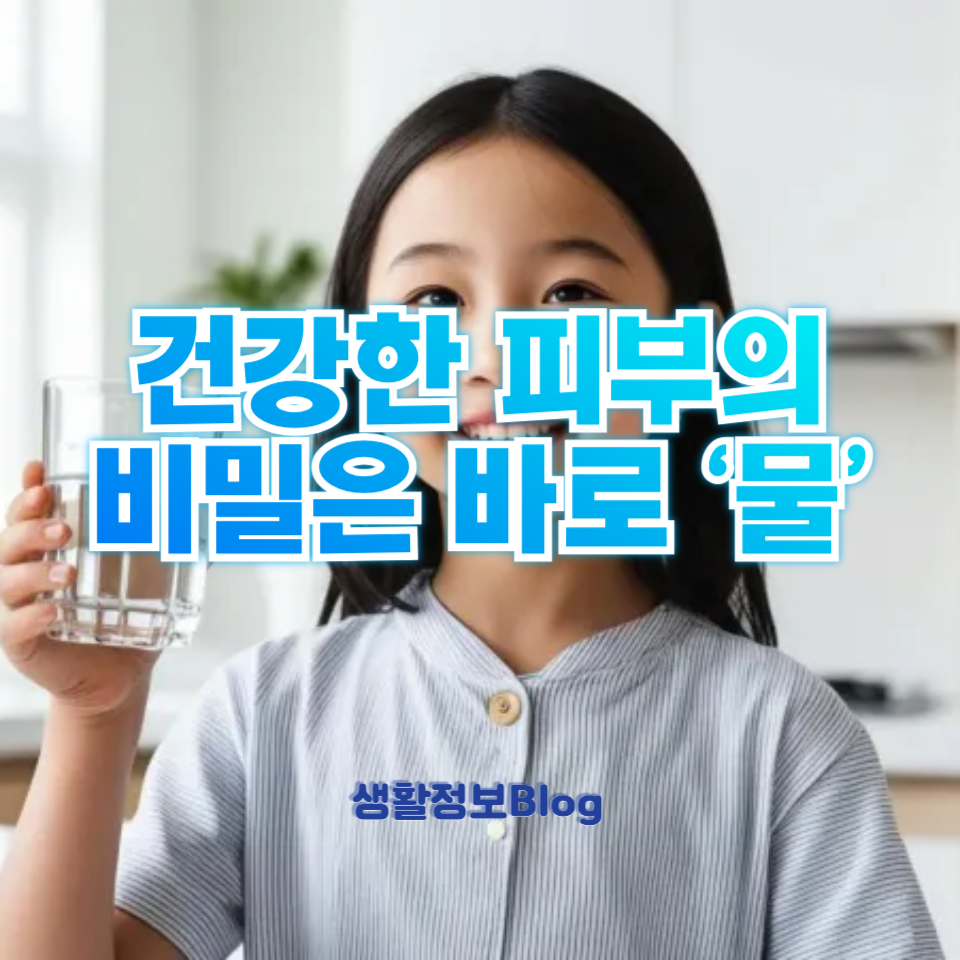 건강한 피부의 비밀은 바로 &lsquo;물&rsquo;