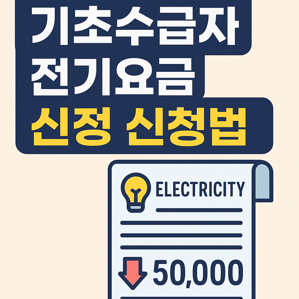 기초수급자 전기요금 감면법