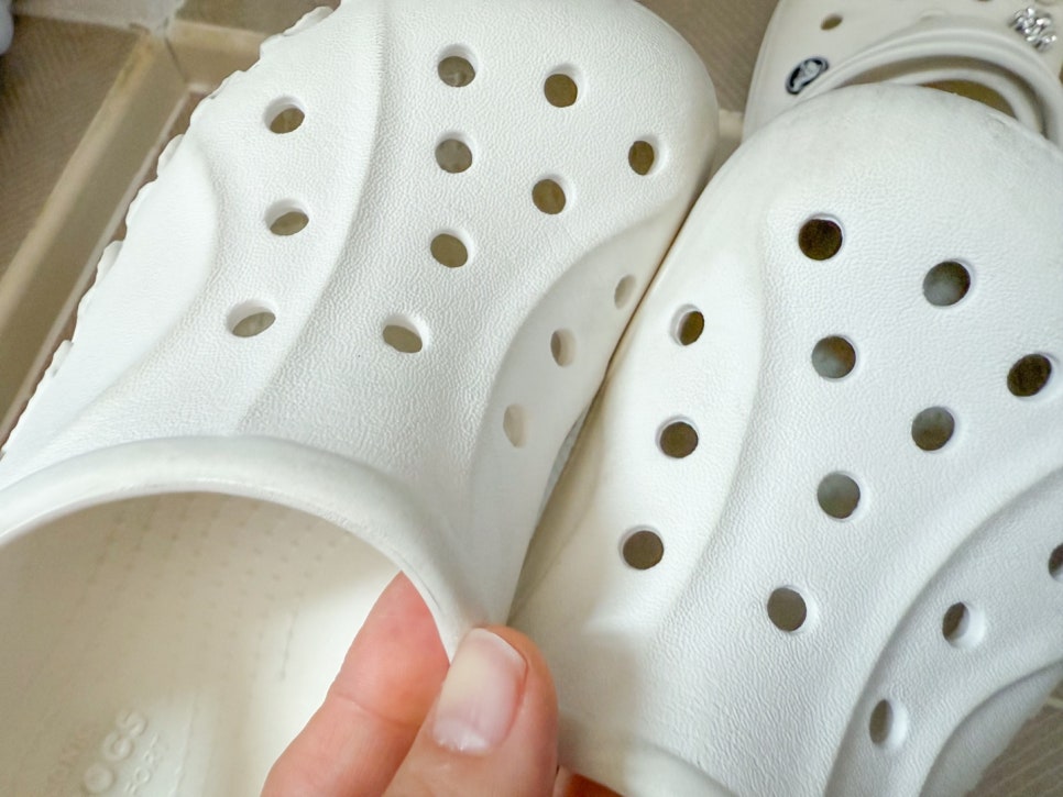 크록스 흰색 세탁법