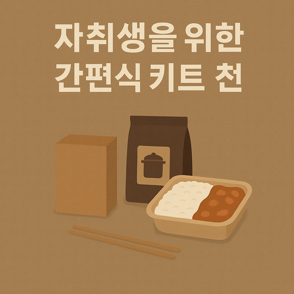 🍱 자취생을 위한 간편식 키트 추천 TOP5 – 진짜 맛있고 배부른 혼밥템!