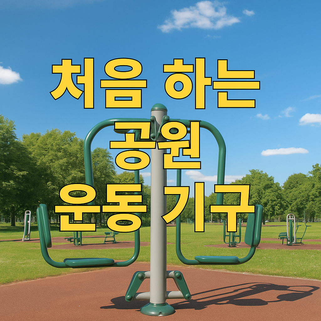 공원 운동기구, 아무거나 써도 될까? 부상 없는 시작을 위한 꿀팁
