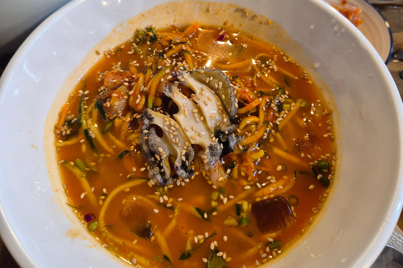 제주 물회 한치 전복 성게 해산물